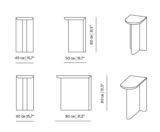RE-FORM Console Table by Alain Gilles - GULMOHAR WOOD WORKS - Made in Bangalore