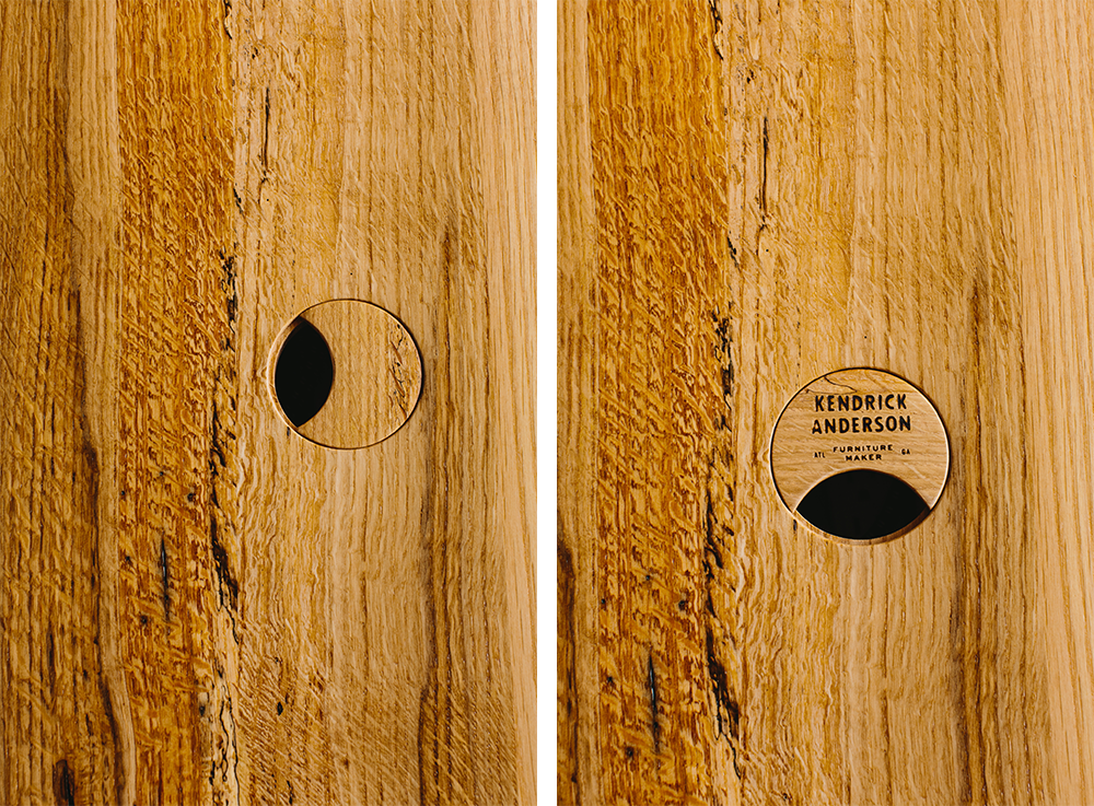 Jenny's Desk — additional detail view; original Kendrick Anderson design reference, not a Gulmohar teak product photograph