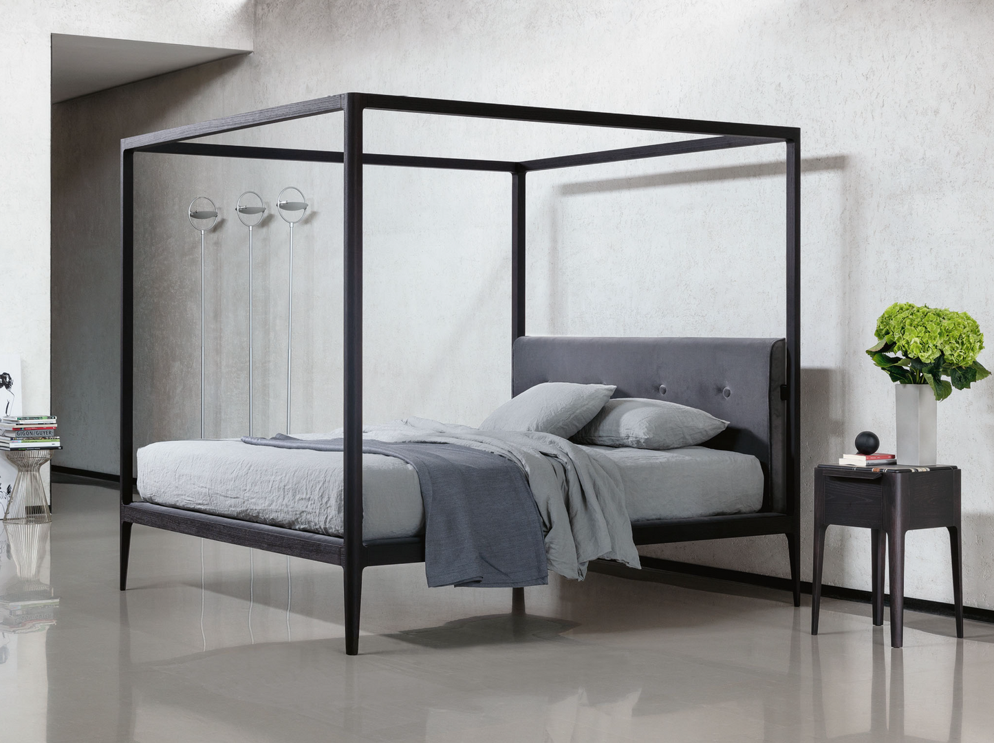 ZIGGY BALDACCHINO CANOPY BED | Solid Wood Designer Frame by Gulmohar