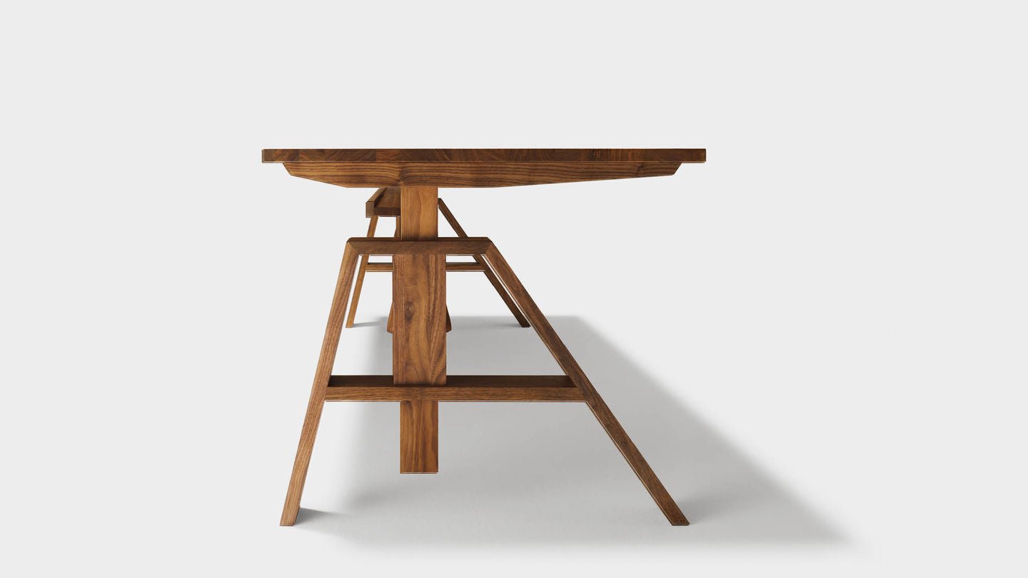ATELIAR Desk by Kai Stania - Height Adjustable - GULMOHAR WOOD WORKS - Made in Bangalore