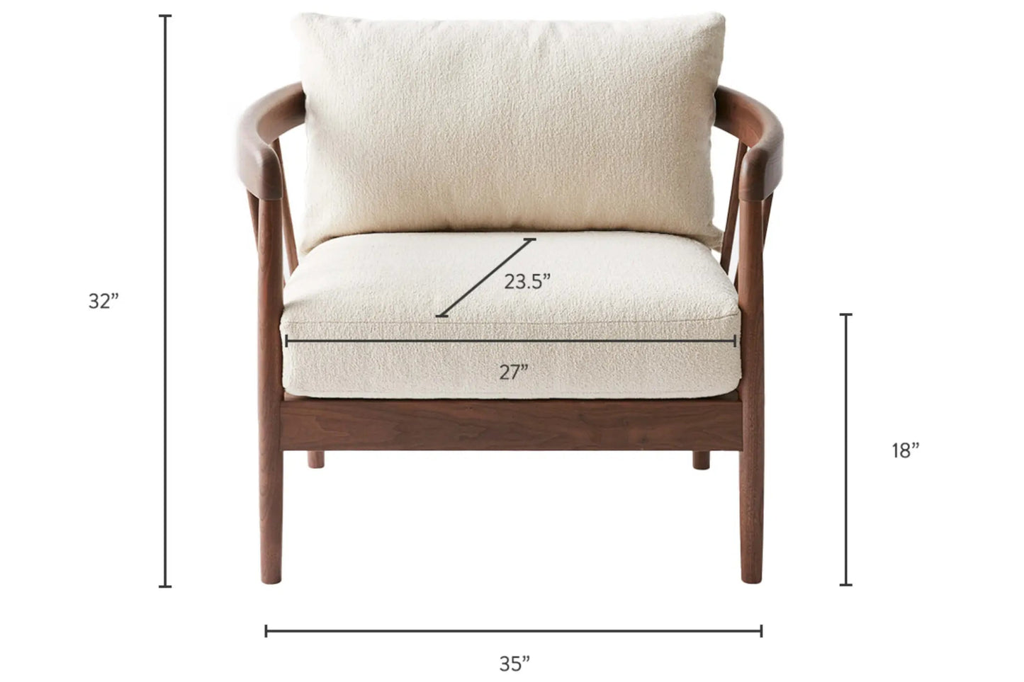 AUGUSTA ARMCHAIR - GULMOHAR WOOD WORKS - Made in Bangalore