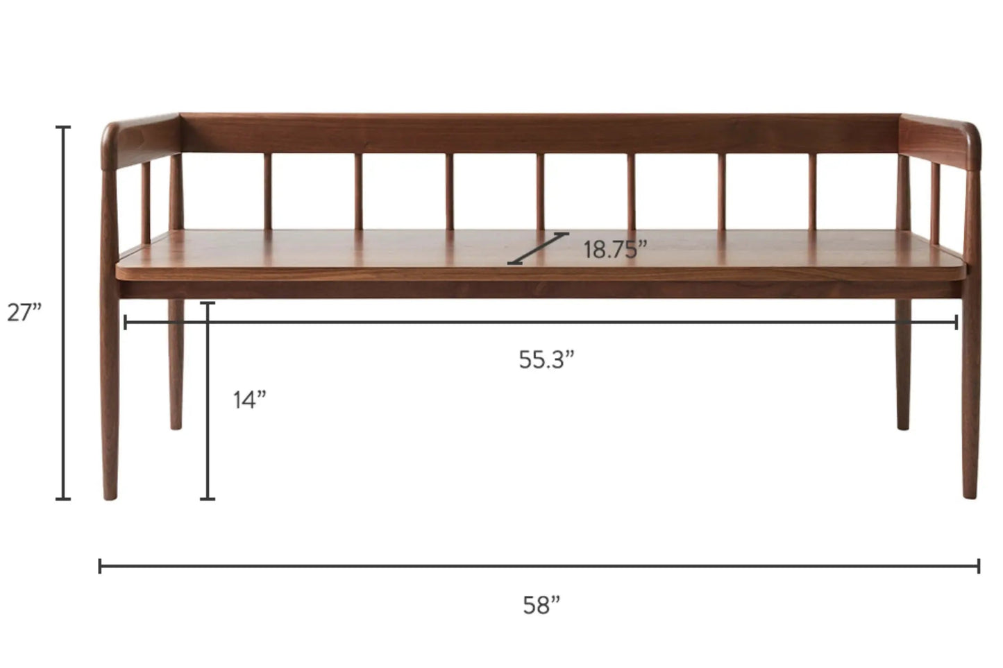 AUGUSTA BENCH - GULMOHAR WOOD WORKS - Made in Bangalore