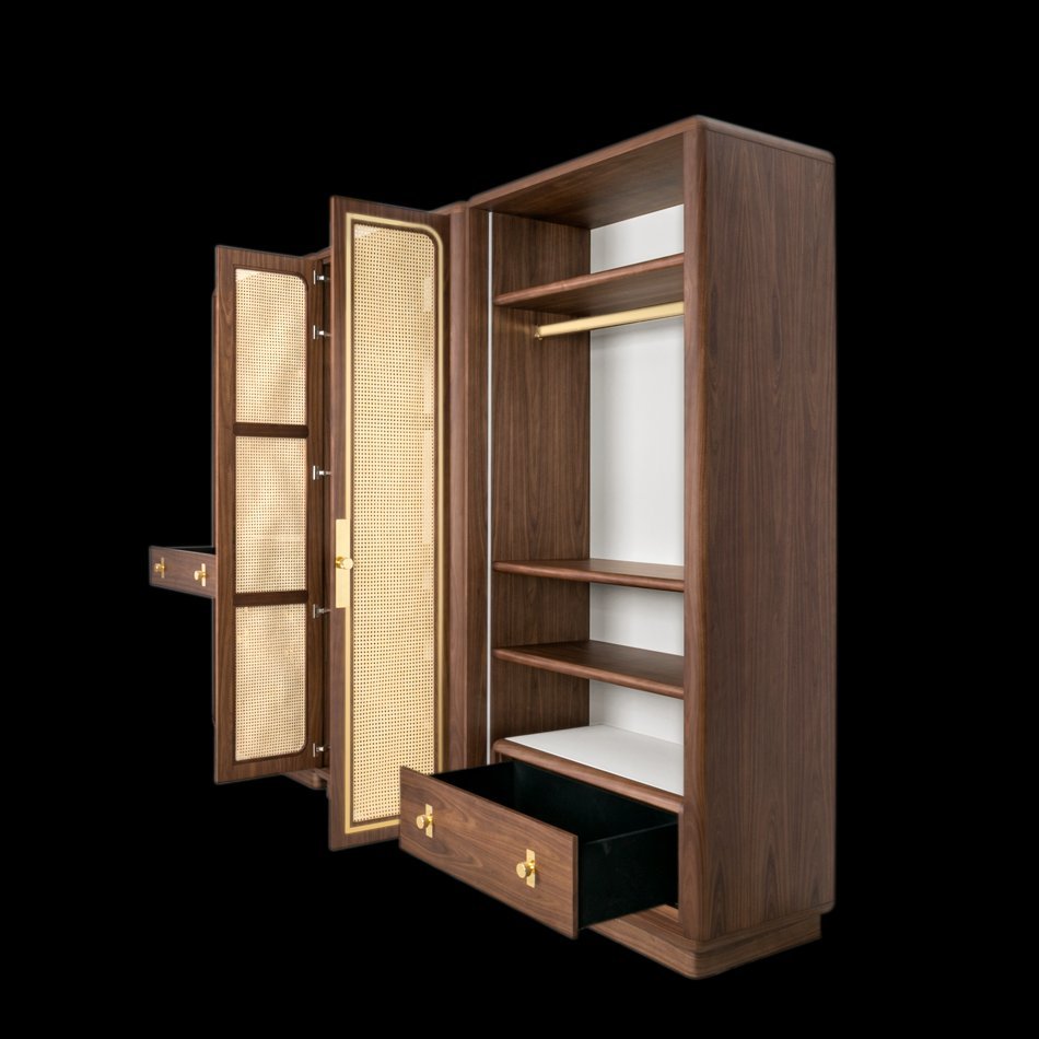 FRANCO CLOSET by Essential Home - GULMOHAR WOOD WORKS - Made in Bangalore