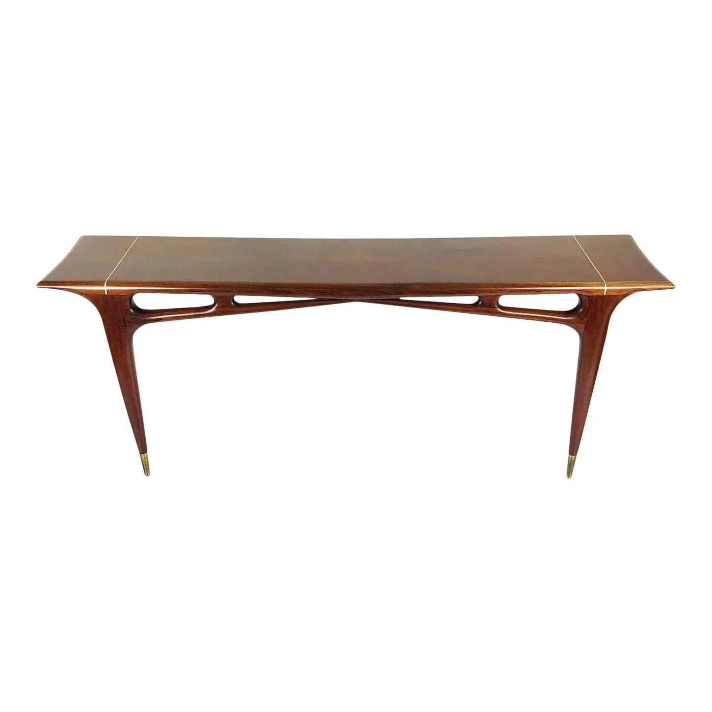 Midcentury Mexican Modernist Console by Eugenio Escudero - GULMOHAR WOOD WORKS - Made in Bangalore