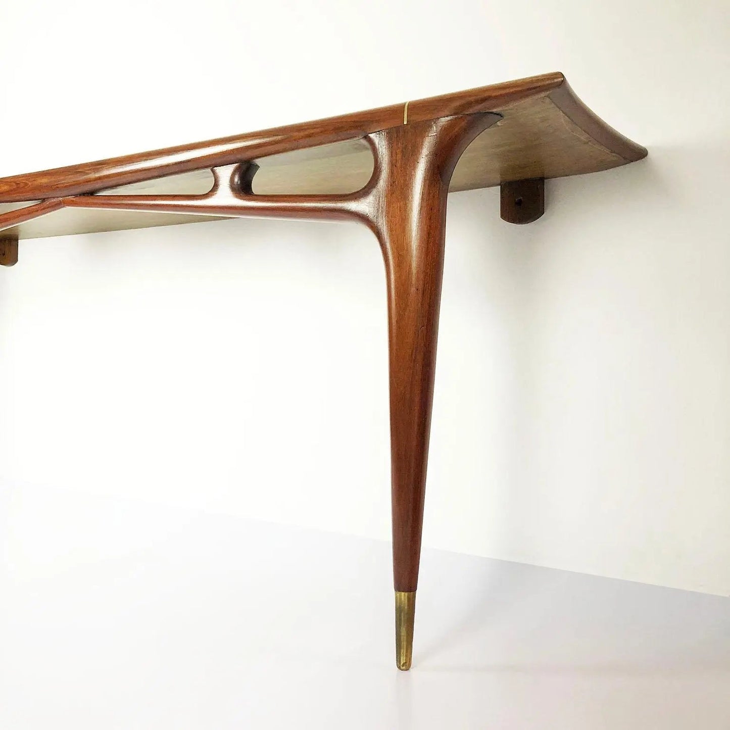 Midcentury Mexican Modernist Console by Eugenio Escudero - GULMOHAR WOOD WORKS - Made in Bangalore