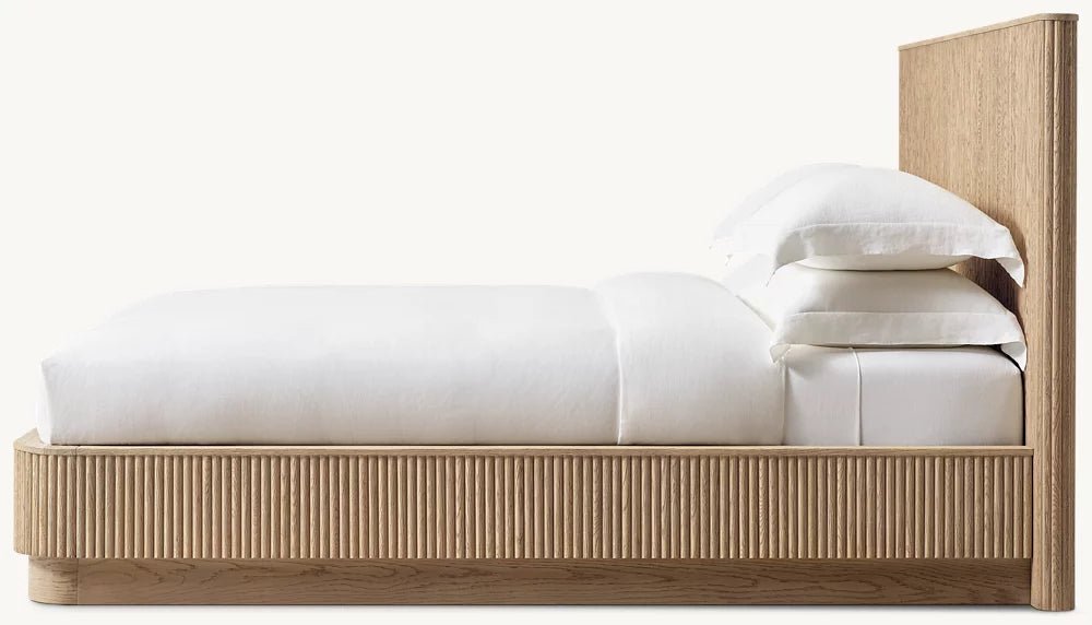 MULHOLLAND Panel Bed - GULMOHAR WOOD WORKS - Made in Bangalore