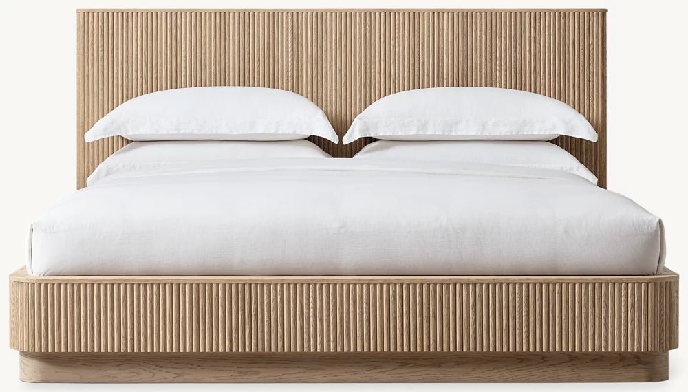 MULHOLLAND Panel Bed - GULMOHAR WOOD WORKS - Made in Bangalore