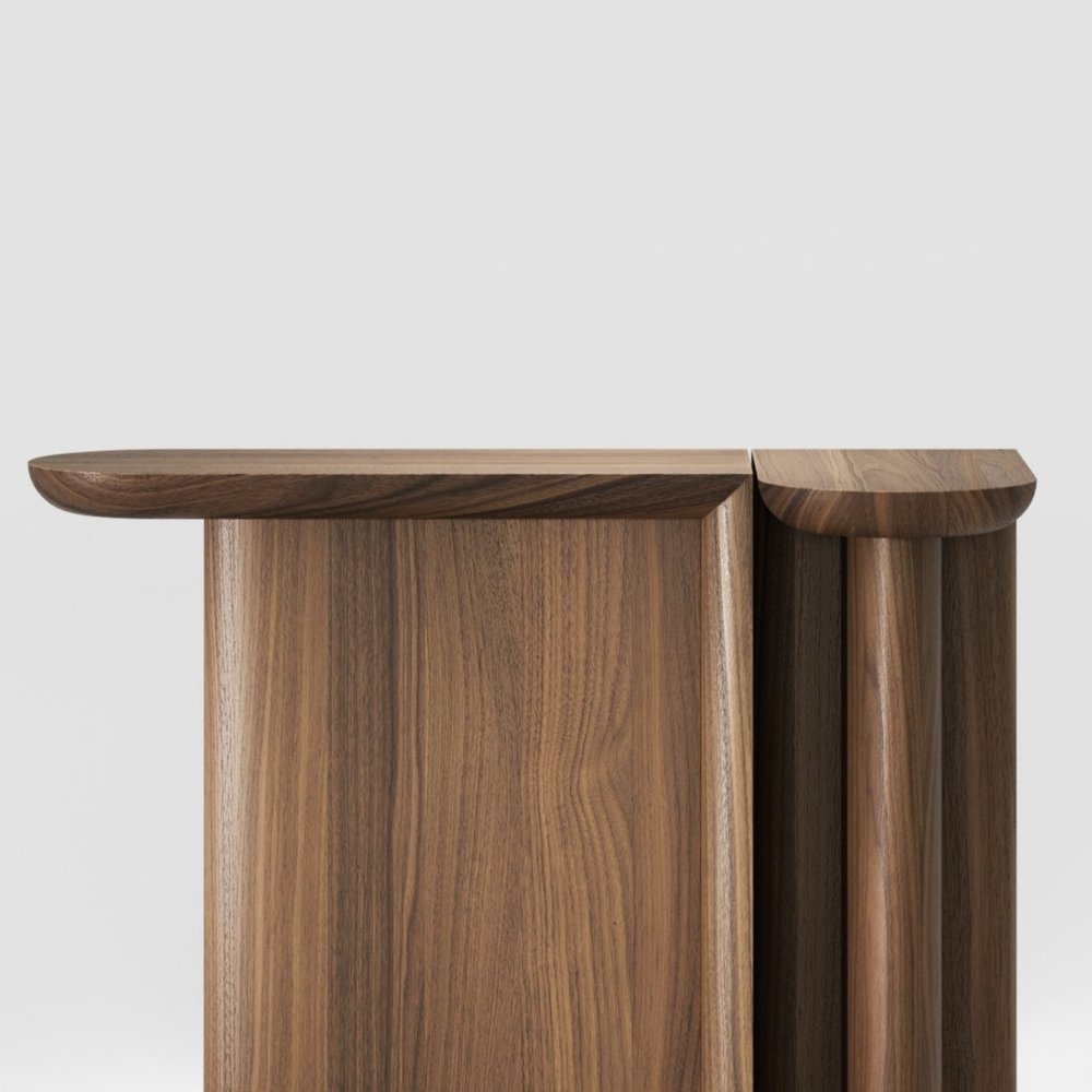 RE-FORM Console Table by Alain Gilles - GULMOHAR WOOD WORKS - Made in Bangalore