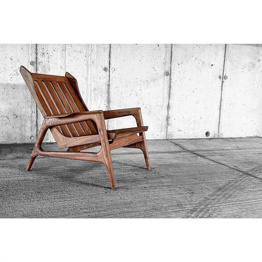 Lounge Chair No.1 by Finn Jhul - GULMOHAR WOOD WORKS - Made in Bangalore
