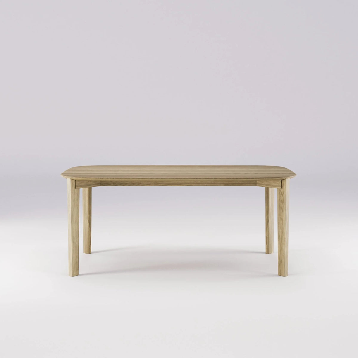 Soma by Christian Haas for Wewood, front view in original oak finish; design reference, not Gulmohar teak photography