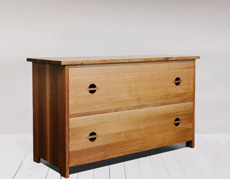 McLaughlin Chest — overall view; original Kendrick Anderson design reference, not a Gulmohar teak product photograph