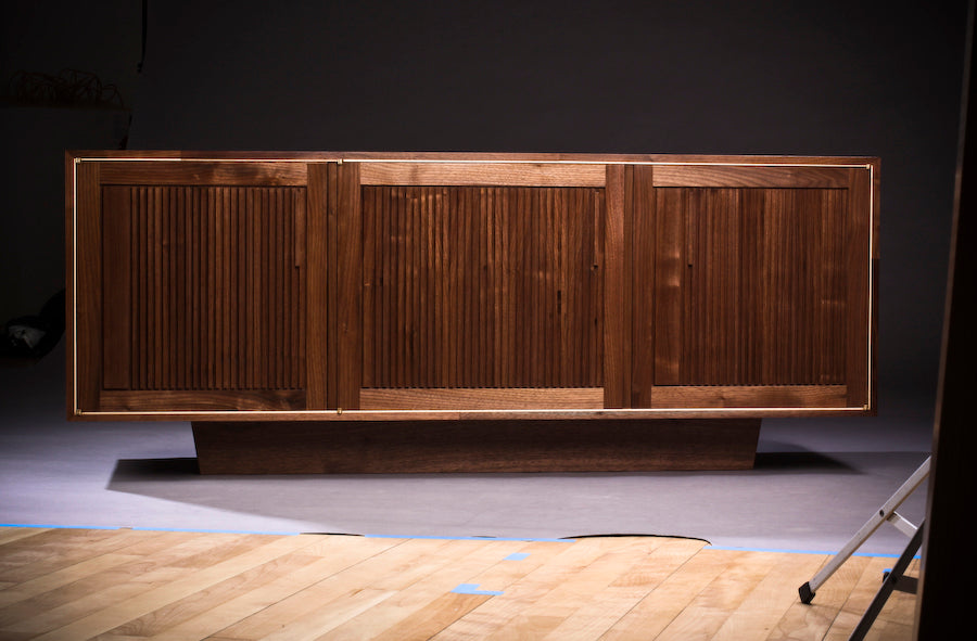 Camden Credenza — alternate view; original Kendrick Anderson design reference, not a Gulmohar teak product photograph