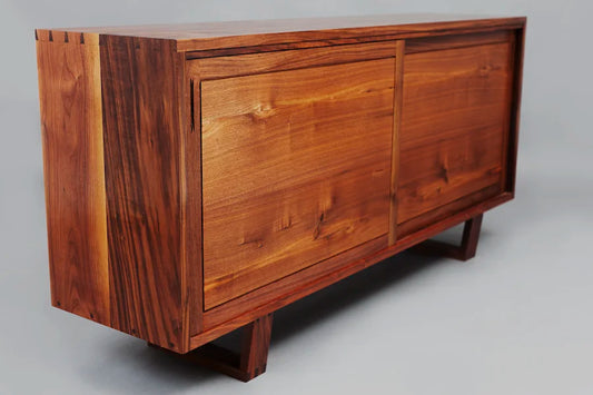 Lee Credenza — overall view; original Kendrick Anderson design reference, not a Gulmohar teak product photograph
