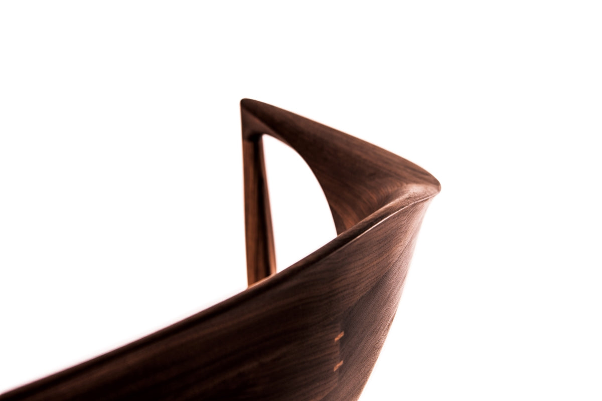 Tie chair 2020 by Shigeki Matsuoka - GULMOHAR WOOD WORKS - Made in Bangalore