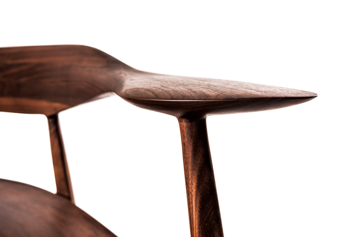 Tie chair 2020 by Shigeki Matsuoka - GULMOHAR WOOD WORKS - Made in Bangalore
