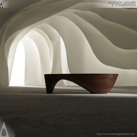 Lake Tea Table by Xia Yiting, 2022 - GULMOHAR WOOD WORKS - Made in Bangalore