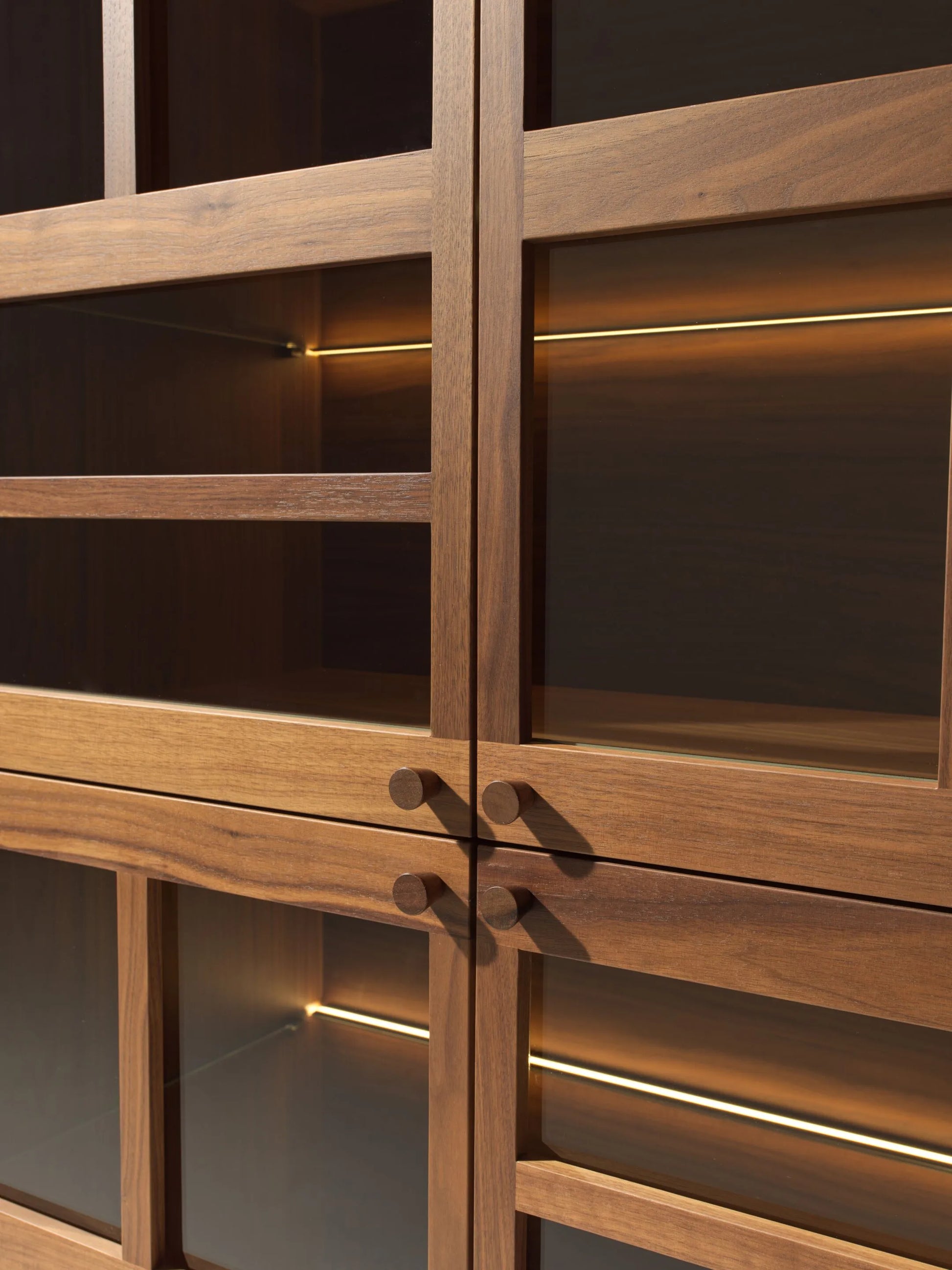 TORII Display Cabinet by Renato Zamberlan - GULMOHAR WOOD WORKS - Made in Bangalore