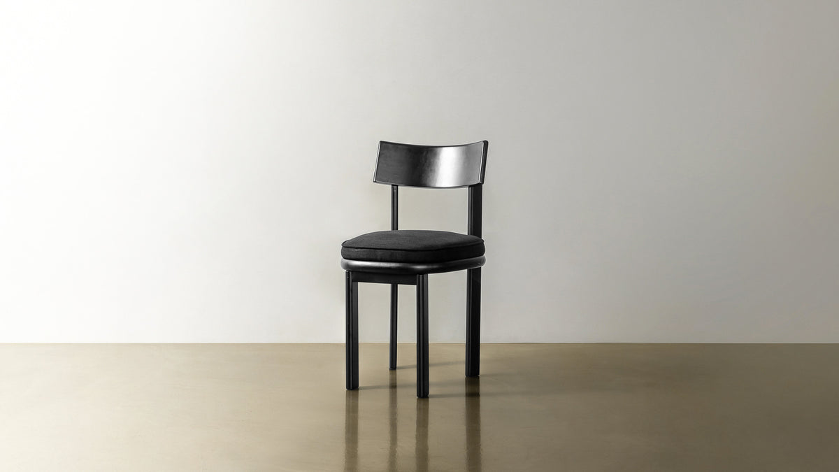 Peak Dining Chair — alternate design reference 1; original Eastern Edition product, not Gulmohar teak photography.