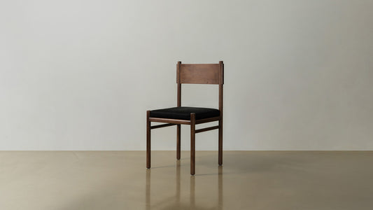 Line Dining Chair — main design reference; original Eastern Edition product, not Gulmohar teak photography.