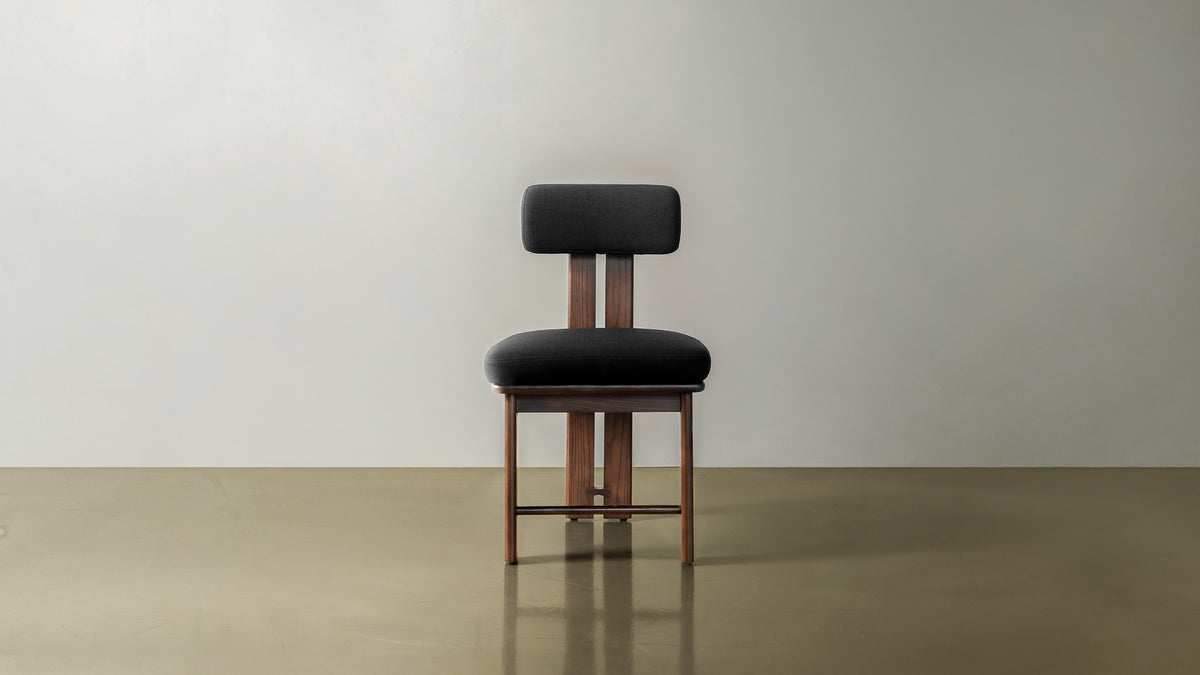 Eum Chair — main design reference; original Eastern Edition product, not Gulmohar teak photography.