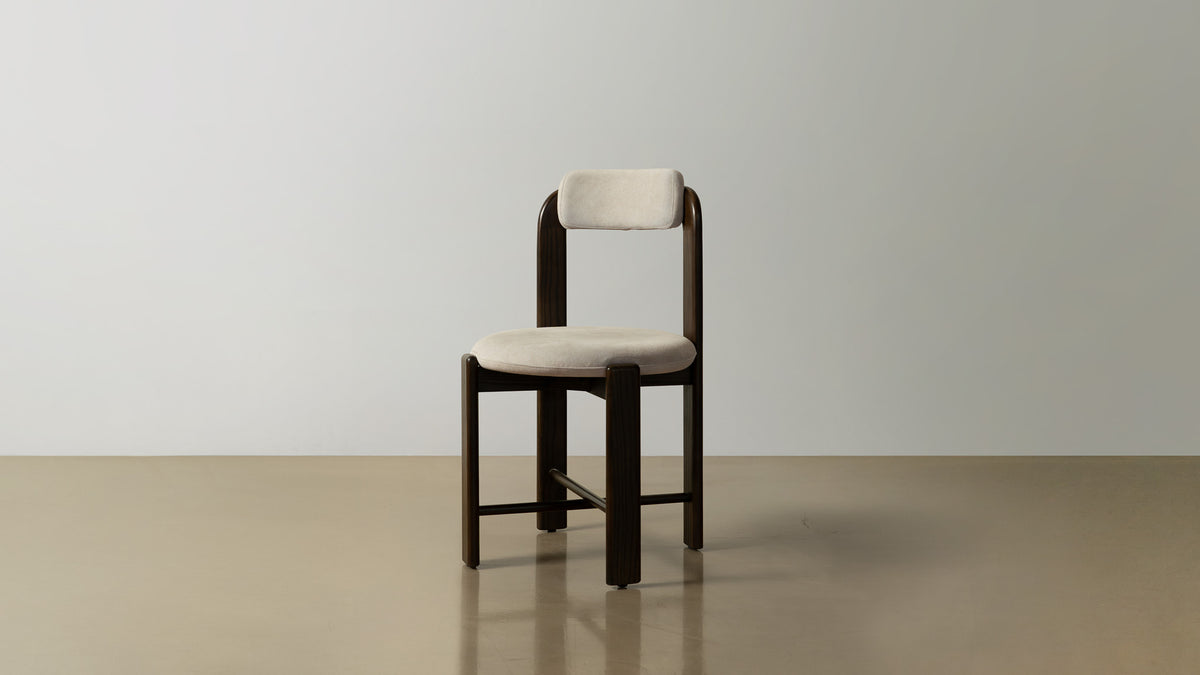 Curved Chair (Armless) — alternate design reference 1; original Eastern Edition product, not Gulmohar teak photography.