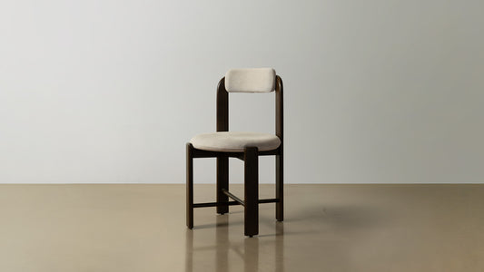 Curved Chair (Armless) — alternate design reference 1; original Eastern Edition product, not Gulmohar teak photography.