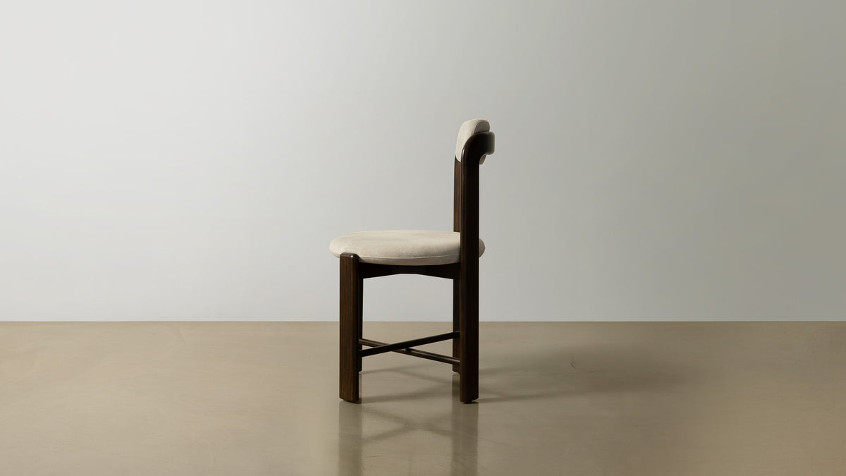 Curved Chair (Armless) — alternate design reference 2; original Eastern Edition product, not Gulmohar teak photography.
