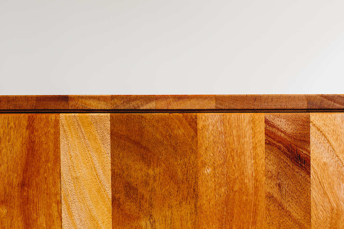 Farrah's Desk — additional detail view; original Kendrick Anderson design reference, not a Gulmohar teak product photograph