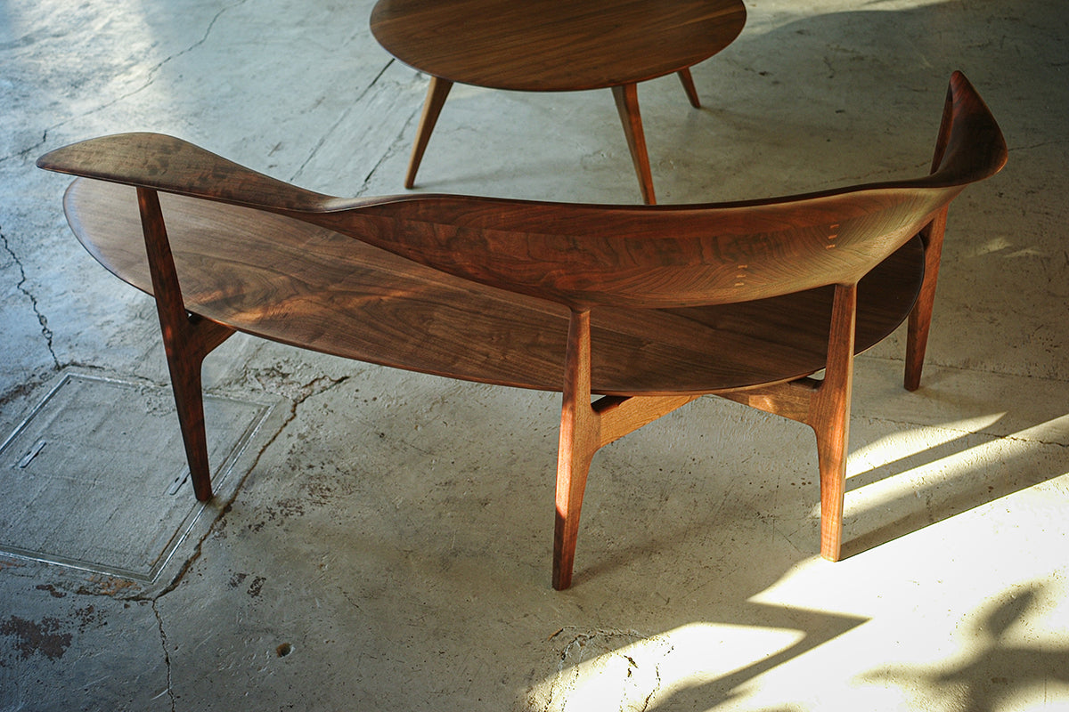 Tie chair 2020 by Shigeki Matsuoka - GULMOHAR WOOD WORKS - Made in Bangalore
