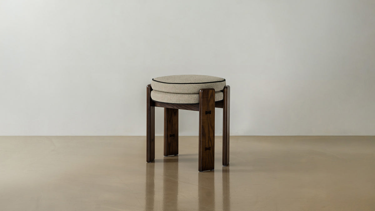 Nabi Stool — alternate design reference 1; original Eastern Edition product, not Gulmohar teak photography.