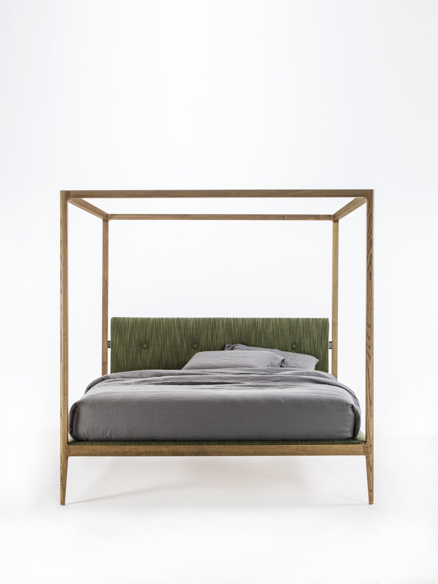 ZIGGY BALDACCHINO CANOPY BED | Solid Wood Designer Frame by Gulmohar