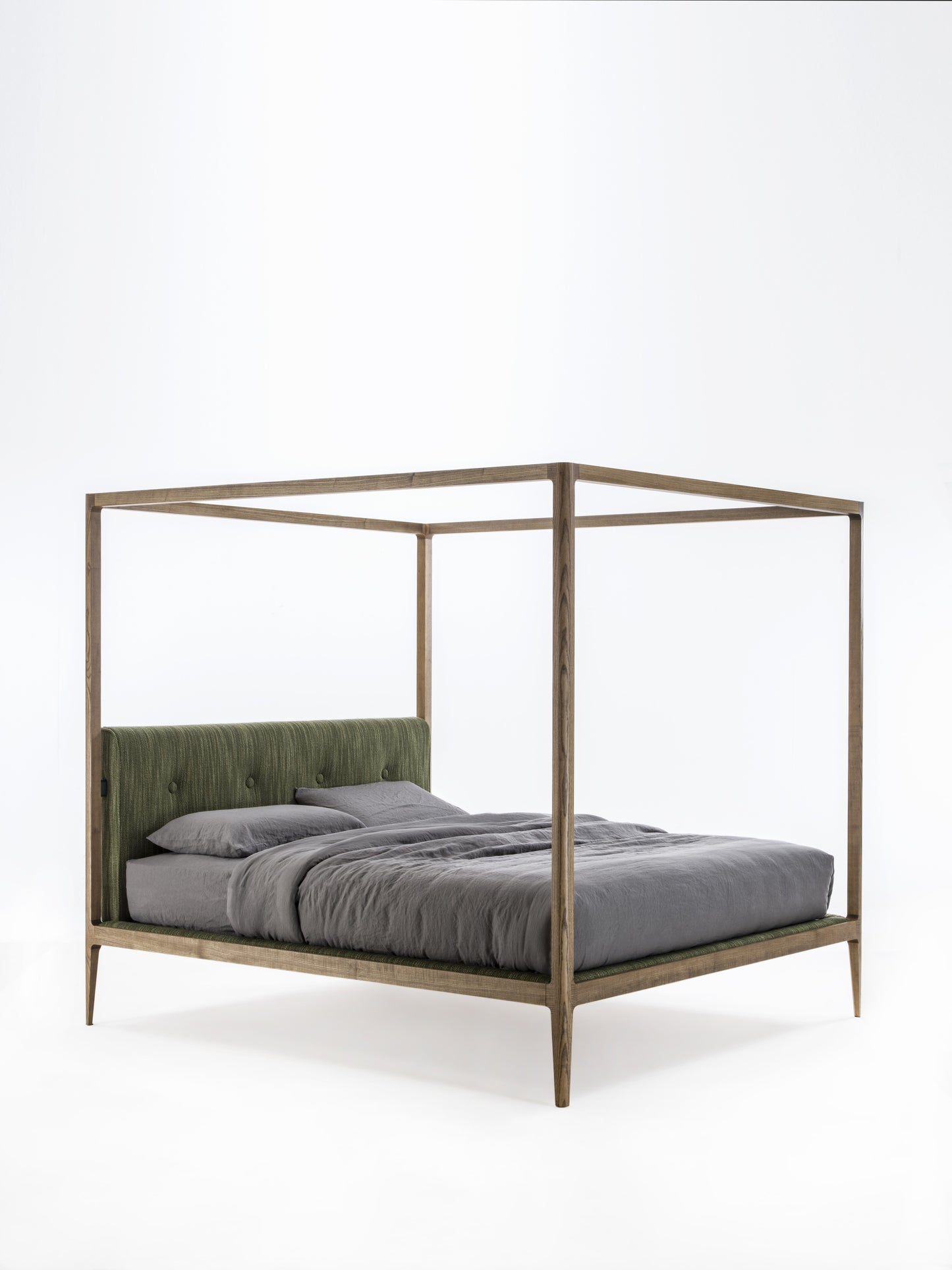 ZIGGY BALDACCHINO CANOPY BED | Solid Wood Designer Frame by Gulmohar