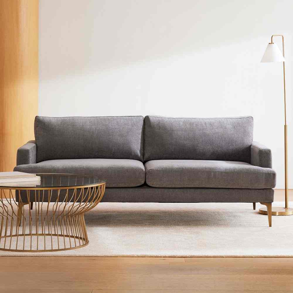 Andes Style 86-inch Modern Sofa - design reference for Gulmohar Wood Works