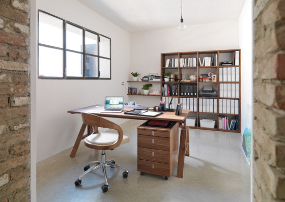 ATELIAR Desk by Kai Stania - Height Adjustable - GULMOHAR WOOD WORKS - Made in Bangalore