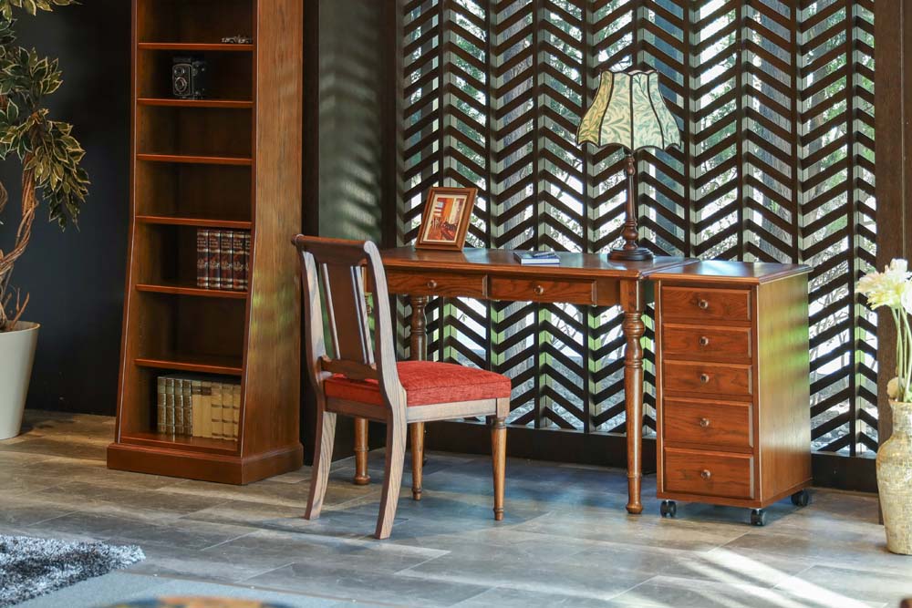 CPT1 Size order desk: Overall design reference; original design reference, not Gulmohar teak finish