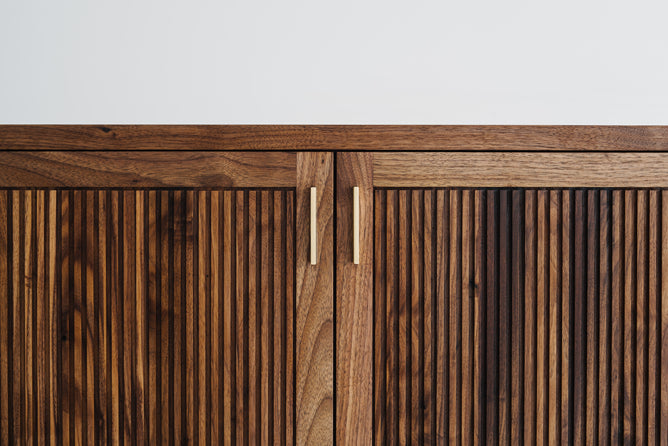 Culpepper Credenza — additional detail view; original Kendrick Anderson design reference, not a Gulmohar teak product photograph