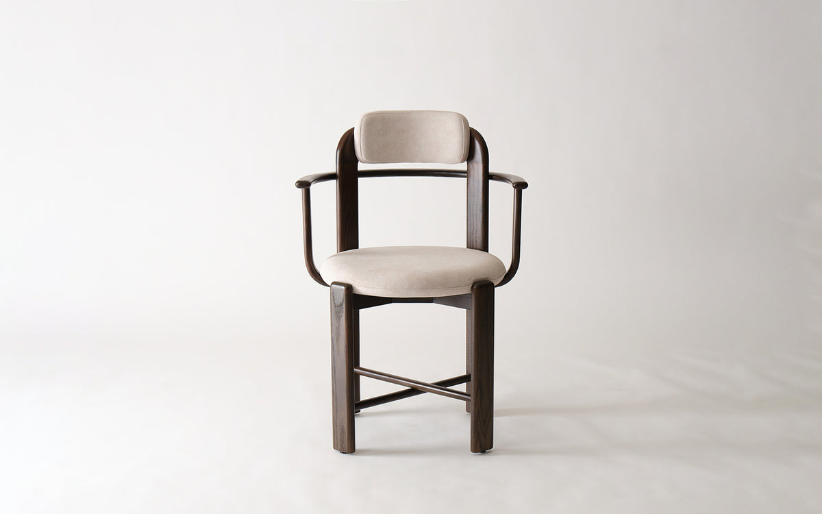 Curved Chair — main design reference; original Eastern Edition product, not Gulmohar teak photography.