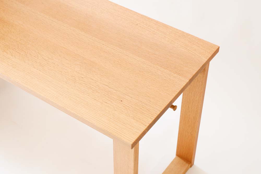 soffio Desk Cabinet Frame legs: Top panel; original design reference, not Gulmohar teak finish