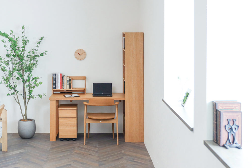 soffio Desk Cabinet Frame legs: Alternate design reference; original design reference, not Gulmohar teak finish