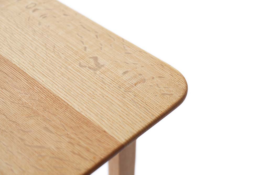 LISCIO Desk: Top panel angle; original design reference, not Gulmohar teak finish