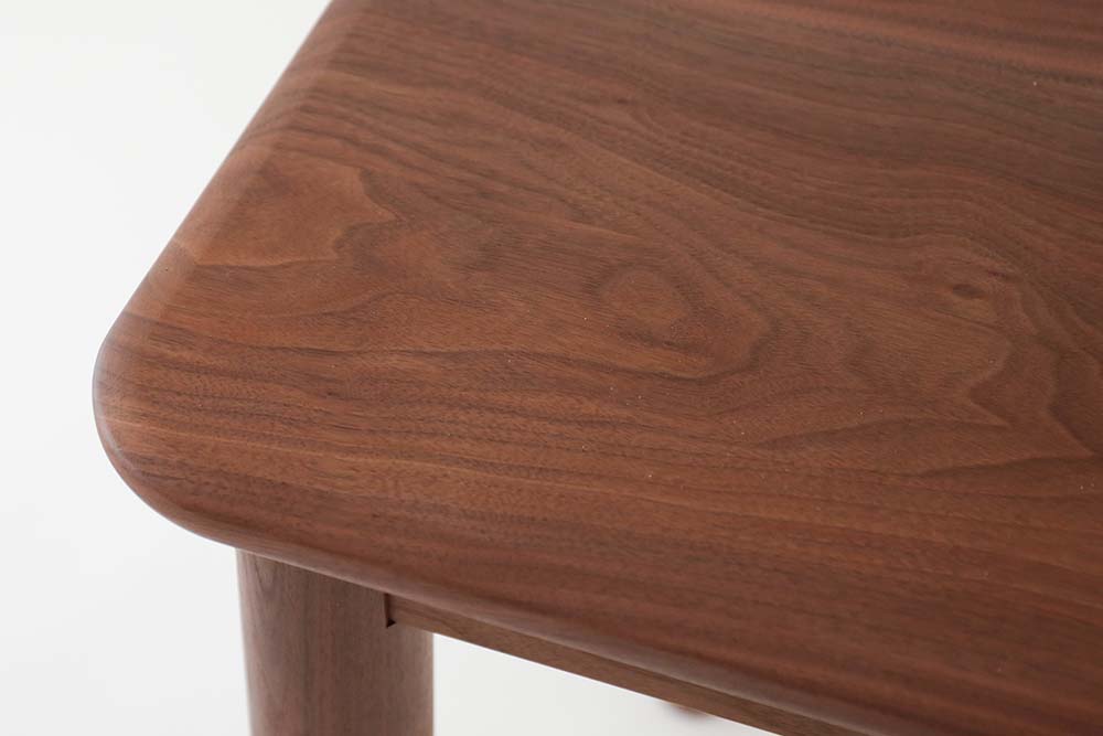 JAM Desk: Tabletop detail; original design reference, not Gulmohar teak finish