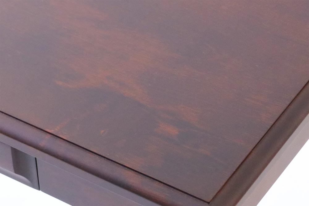 Hokkai Desk: Tabletop detail; original design reference, not Gulmohar teak finish