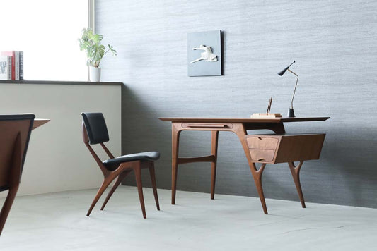 CREER Desk: Alternate design reference; original design reference, not Gulmohar teak finish