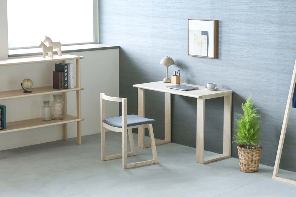 Castor Aralia furniture Desk02: Overall design reference; original design reference, not Gulmohar teak finish