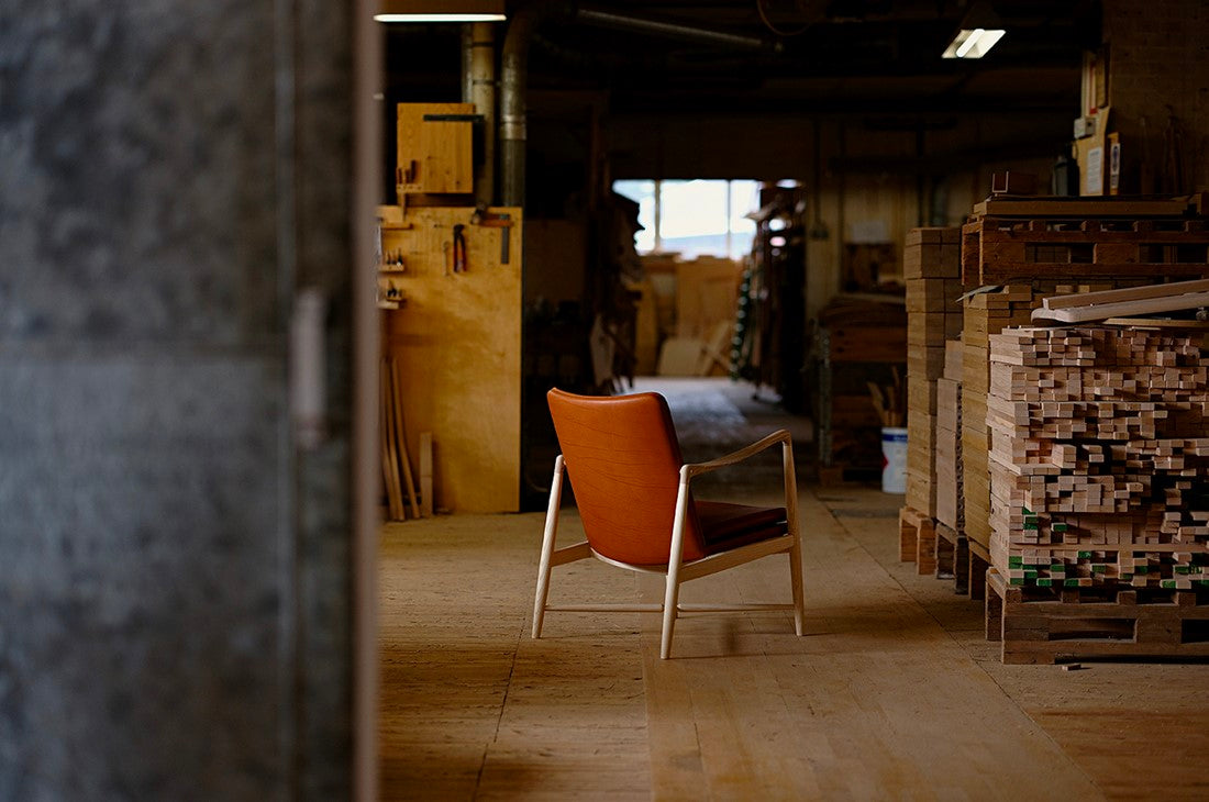 COLONIAL Chair by Ole Wanscher - 1959 - GULMOHAR WOOD WORKS - Made in Bangalore