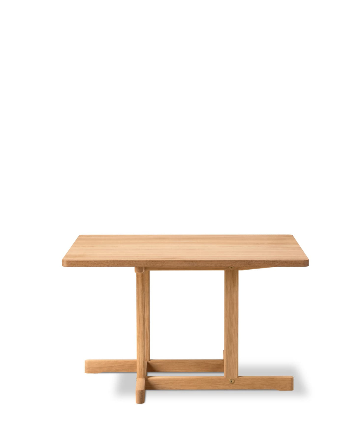 BM80 Mogensen Coffee Table, 90x90 cm by Børge Mogensen for Fredericia — original design reference, view 1