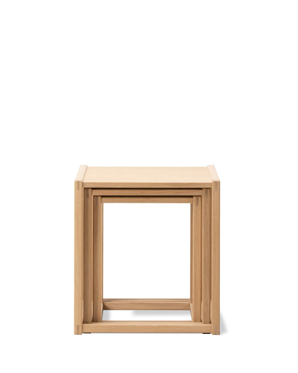 BM375 Nesting Tables by Børge Mogensen for Fredericia — original design reference, view 1