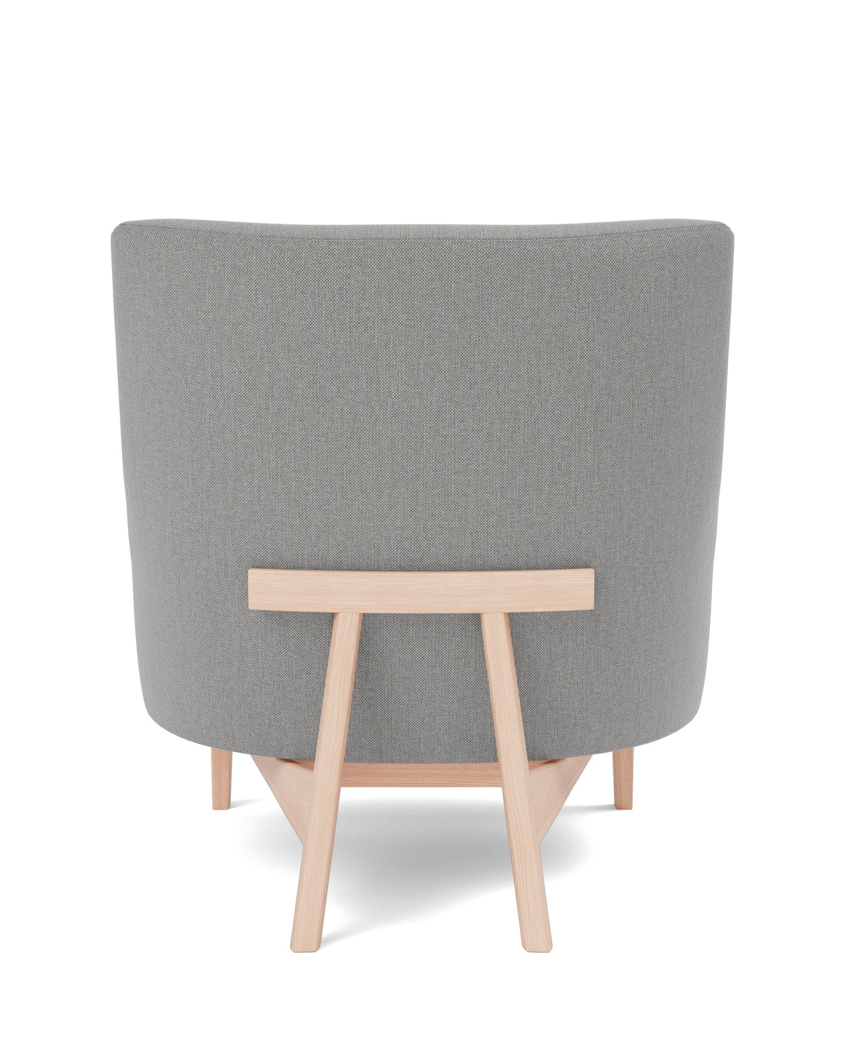 A-Chair Wood Base, reference view 3. Fredericia design photograph; Gulmohar wooden components made in teak.
