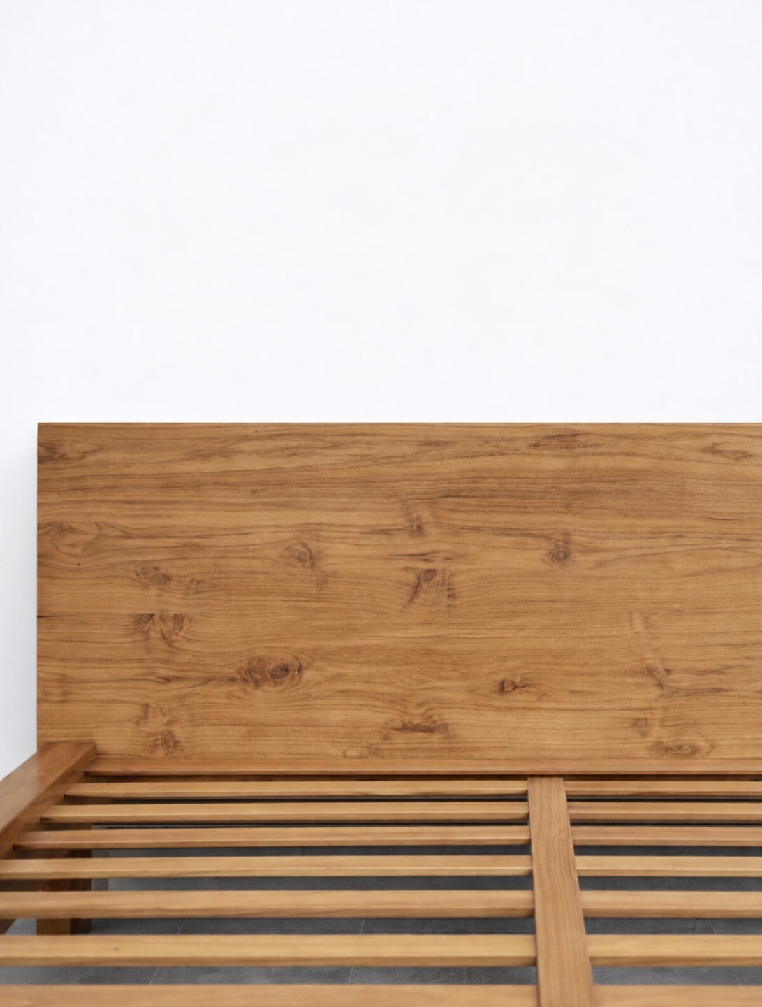 B10 bed design reference, view 2, for custom solid teak furniture made in Bangalore