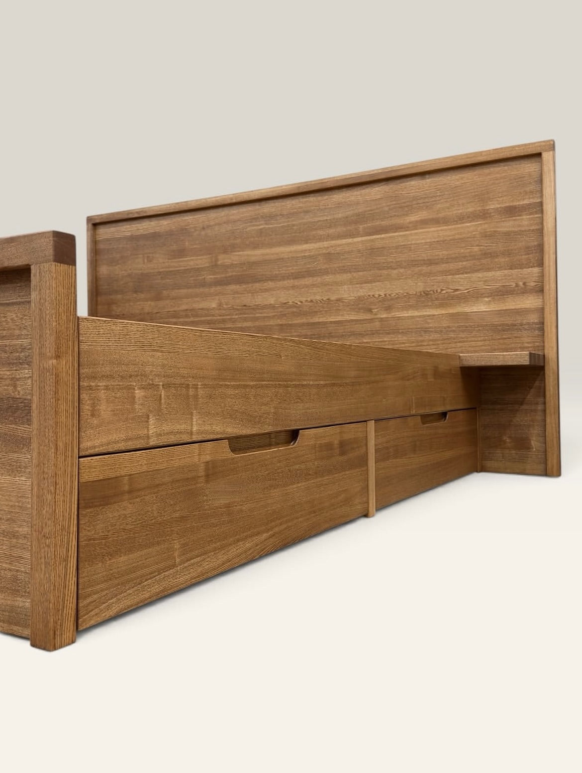 B20 bed reference construction detail for custom teak furniture made in Bangalore